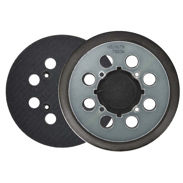 Superior Pads And Abrasives Aftermarket 5 Inch Dia 8 Vacuum Holes Hook & Loop Sanding Pad Replaces Dewalt N329079 & DWE6420 Pad RSP54 - main